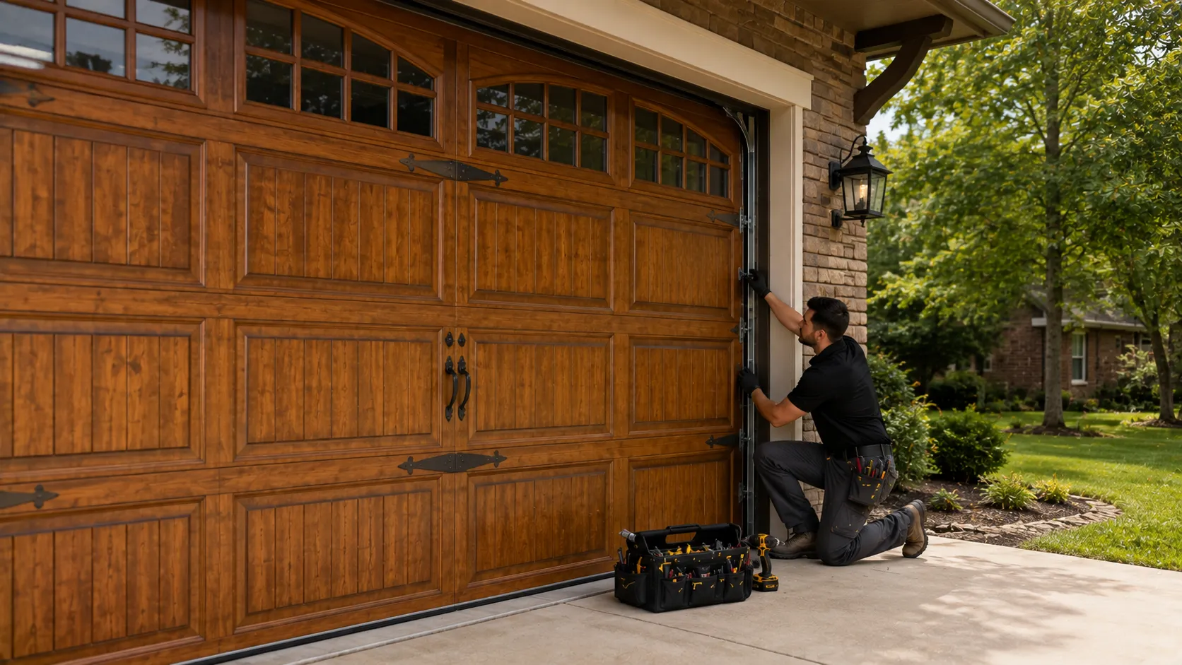 Tell us what’s wrong - Newark garage door service