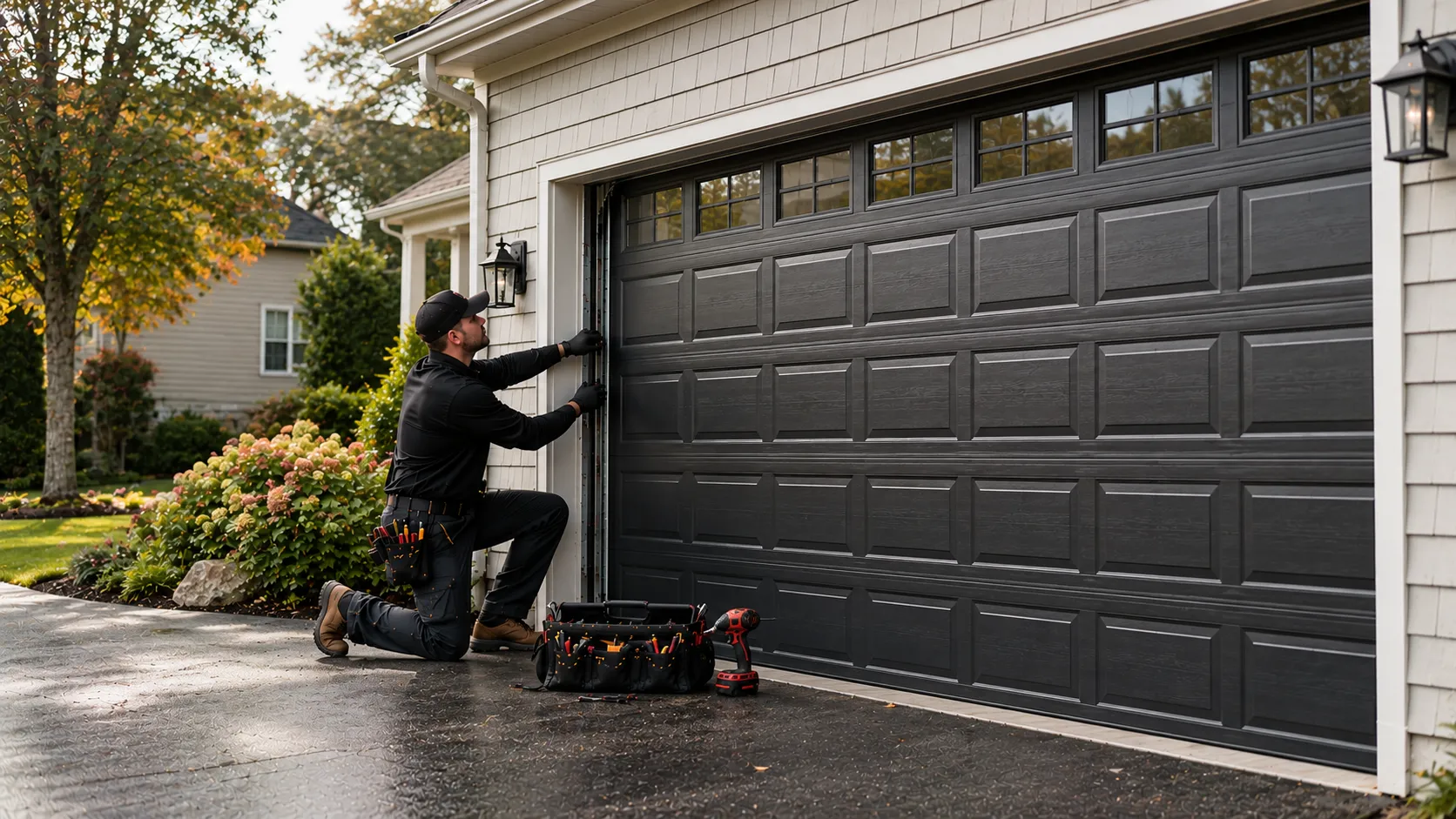 Tell us what’s wrong - Newark garage door service