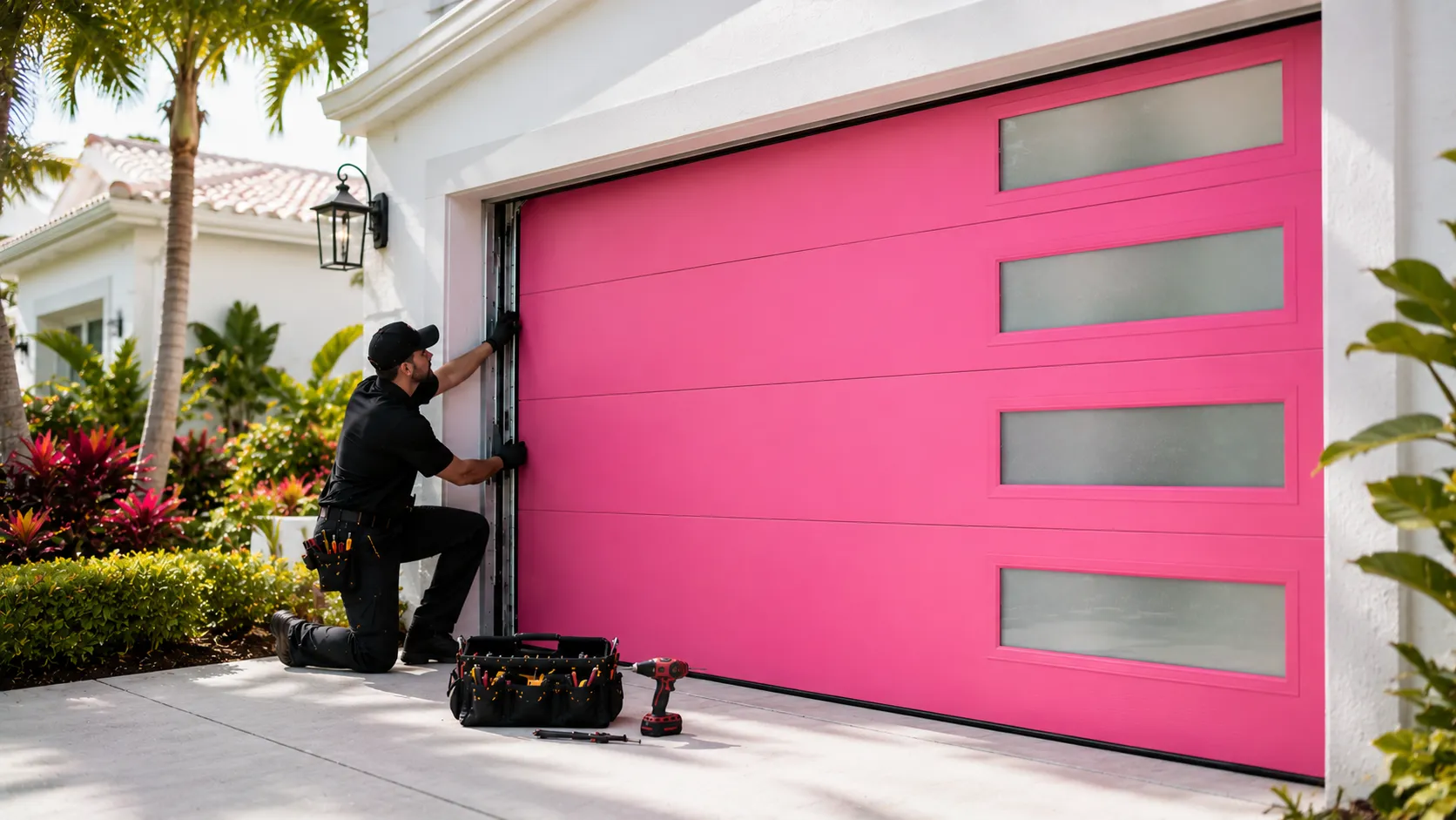 Tell us what’s wrong - Newark garage door service