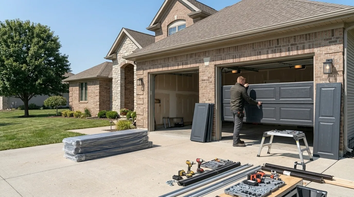 Why Older Newark Garage Doors Lose So Much Heat