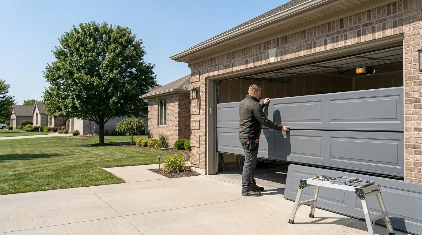 Is Your Older Newark Garage Door Worth Fixing, or Done