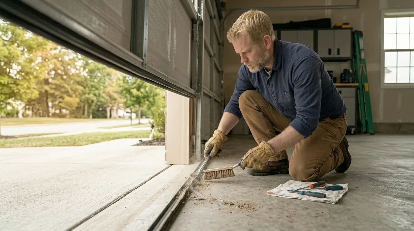 Replacing an Old Garage Door in Newark, Ohio
