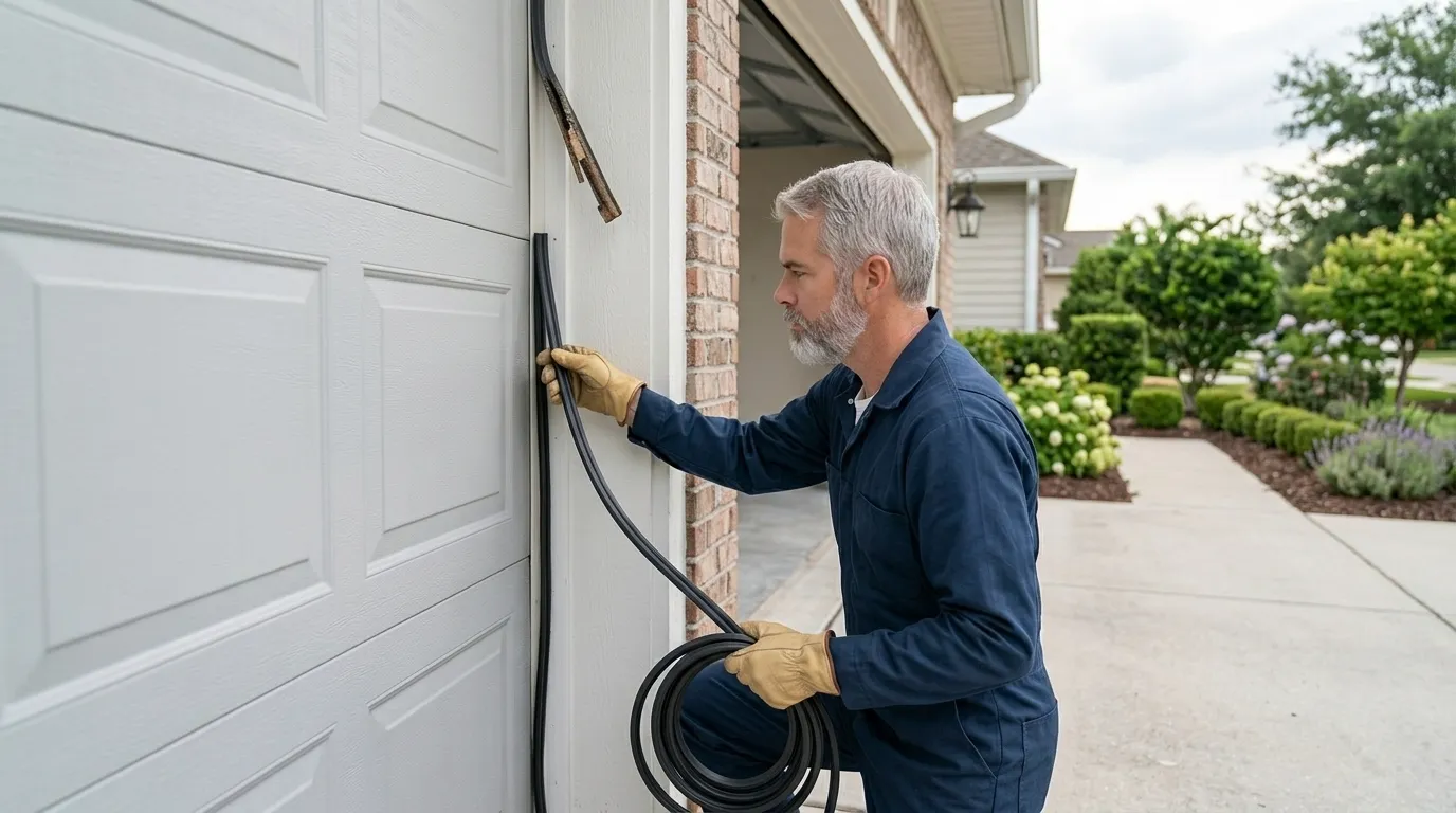 Carriage house garage door