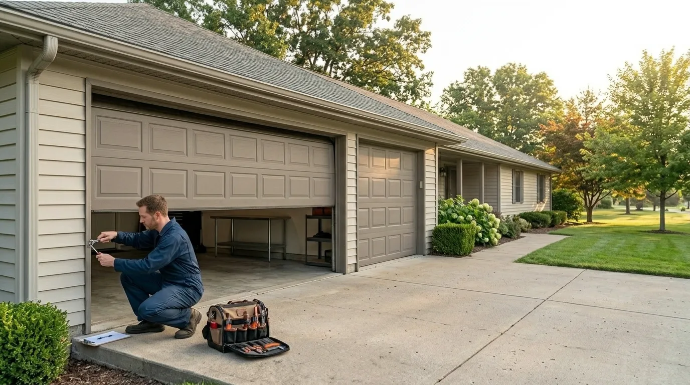 On-site diagnosis - Newark garage door service