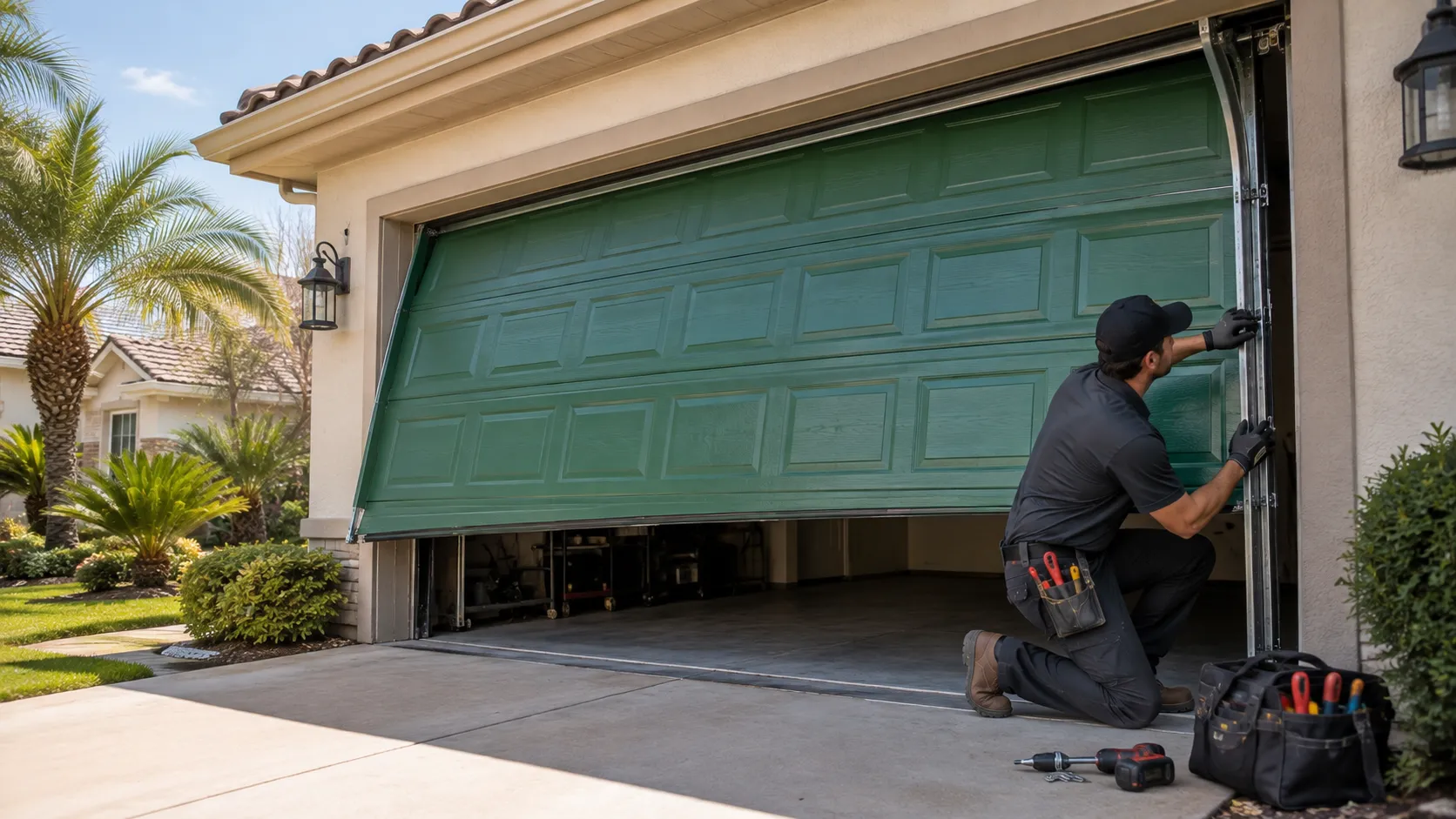 Tell us what’s wrong - Newark garage door service