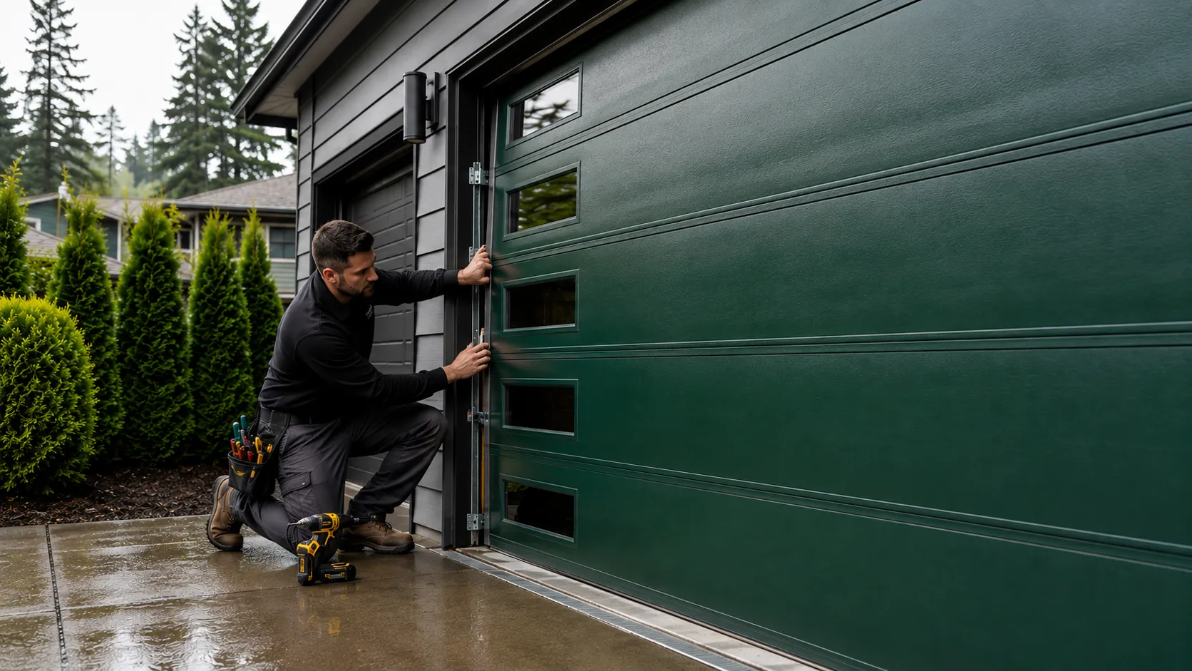 Tell us what’s wrong - Newark garage door service