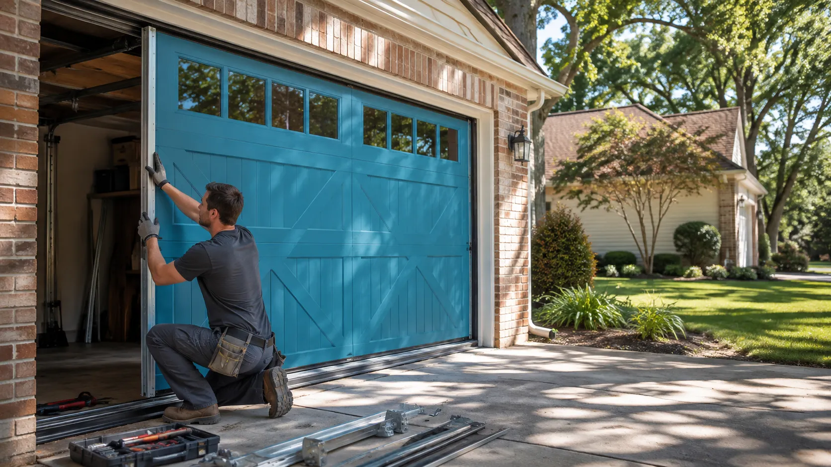 Tell us what’s wrong - Newark garage door service